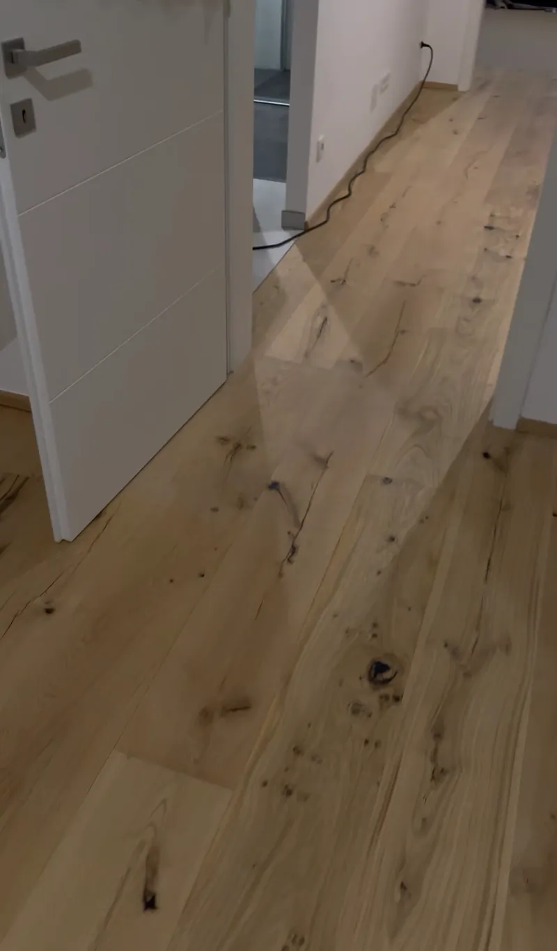 Parkettsanierung: Landhausdielen in Eiche